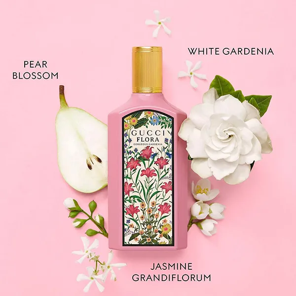 Set Nước Hoa Nữ Gucci Flora Gorgeous Gardenia EDP (100ml + Mini 10ml) - Nước hoa - Vua Hàng Hiệu