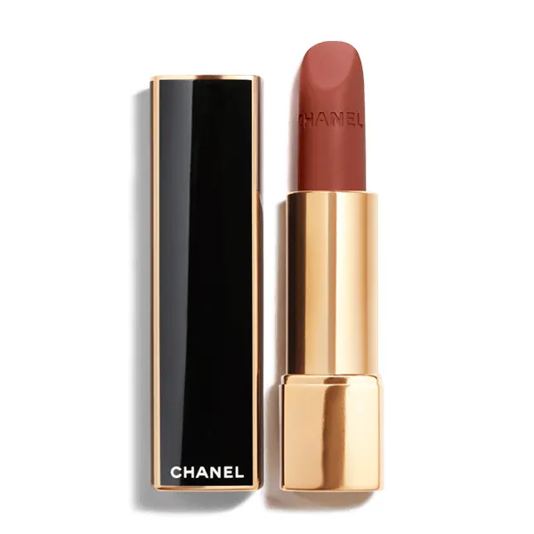Son Chanel Rouge Allure Velvet Les Perles Limited Edition 448 Délicate Màu Cam Nude - Son Môi - Vua Hàng Hiệu