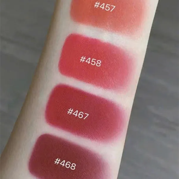 Son Chanel Rouge Allure Velvet Les Perles Limited Edition 468 Élégante Màu Đỏ Mận - Son Môi - Vua Hàng Hiệu