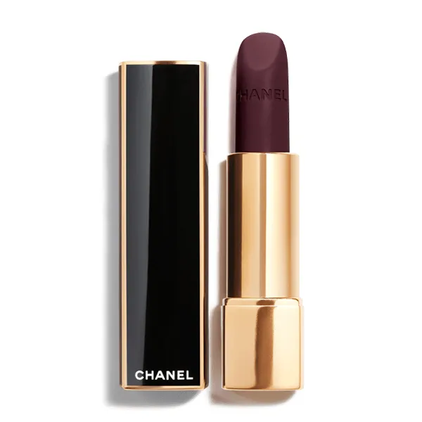 Son Chanel Rouge Allure Velvet Les Perles Limited Edition 468 Élégante Màu Đỏ Mận - Son Môi - Vua Hàng Hiệu