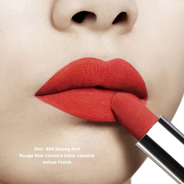 Son Dior Rouge Dior Couture Velvet 888 Strong Red Màu Đỏ Cam - Son Môi - Vua Hàng Hiệu