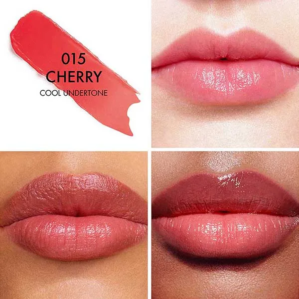 Son Dưỡng Dior Addict Lip Glow Lip Balm 015 Cherry Màu Đỏ Cherry - Son Môi - Vua Hàng Hiệu