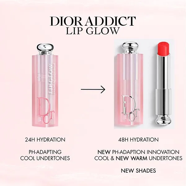 Son Dưỡng Dior Addict Lip Glow Balm 015 Cherry Màu Đỏ Cherry - Son Môi - Vua Hàng Hiệu