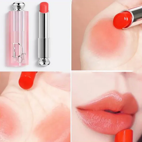 Son Dưỡng Dior Addict Lip Glow 025 Seoul Scarlet Màu Đỏ Cam 3.2g - Son Môi - Vua Hàng Hiệu