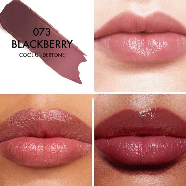 Son Dưỡng Dior Addict Lip Glow 073 Blackberry Màu Nâu Đất 3.2g - Son Môi - Vua Hàng Hiệu