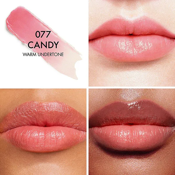 Son Dưỡng Dior Addict Lip Glow 077 Candy Màu Hồng - Son Môi - Vua Hàng Hiệu