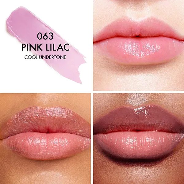 Son Dưỡng Dior Addict Lip Glow Balm 063 Pink Lilac Màu Hồng Tím - Son Môi - Vua Hàng Hiệu