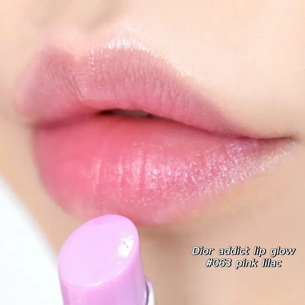 Son Dưỡng Dior Addict Lip Glow Balm 063 Pink Lilac Màu Hồng Tím - Son Môi - Vua Hàng Hiệu