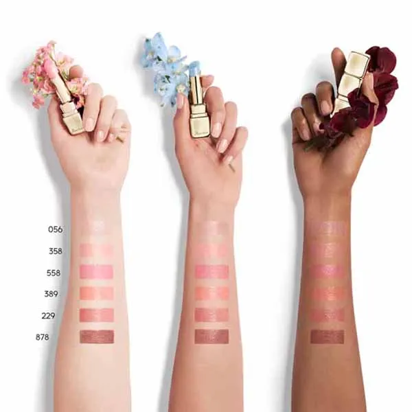 Son Dưỡng Guerlain KissKiss Bee Glow 358 Pearly Rose Màu Hồng Nhạt - Son Môi - Vua Hàng Hiệu