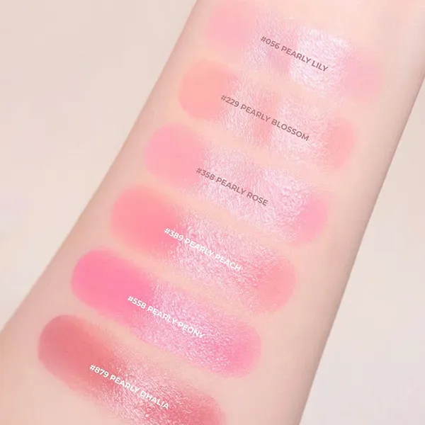 Son Dưỡng Guerlain Kisskiss Bee Glow Colour Reviving Lip Balm 056 Pearly Lily Màu Hồng - Son Môi - Vua Hàng Hiệu