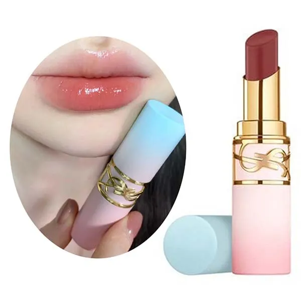 Son Dưỡng Yves Saint Laurent YSL Loveshine Candy Glow Valentine's Day 7B Màu Hồng Đất Nude - Son Môi - Vua Hàng Hiệu