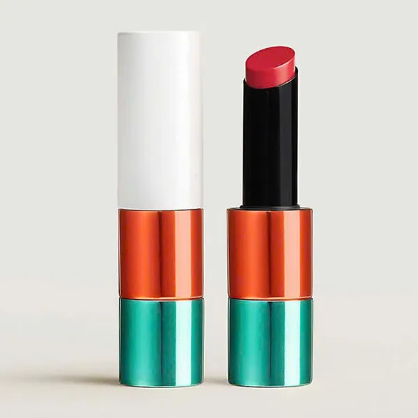 Son Hermès Silky Lipstick Shine Limited Edition 30 Rose Gélatine Màu Đỏ Hồng - Son Môi - Vua Hàng Hiệu