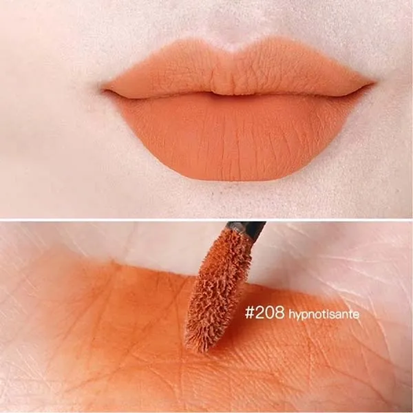 Son Kem Chanel Rouge Allure Liquid Velvet 208 Hypnotisante Màu Cam Nude