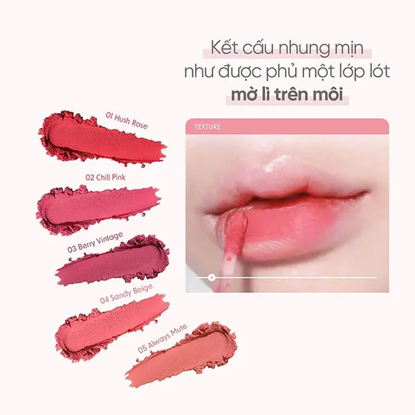 Son Kem Lì Code Glokolor Fix-On Primer In Tint 02 Chill Pink Màu Hồng Tươi - Son Môi - Vua Hàng Hiệu