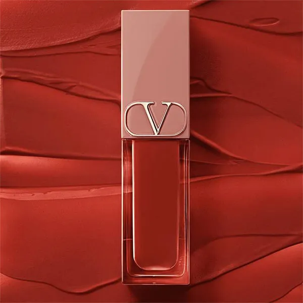 Son Kem Valentino Liquirosso 2 In 1 Lip & Blush Soft Matte Color 111A Undressed Velvet Màu Đỏ Cherry