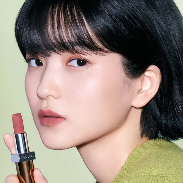 Son Prada Monochrome Soft Matte Brown Limited Edition Lipstick B109 Amaranto Màu Hồng Khô