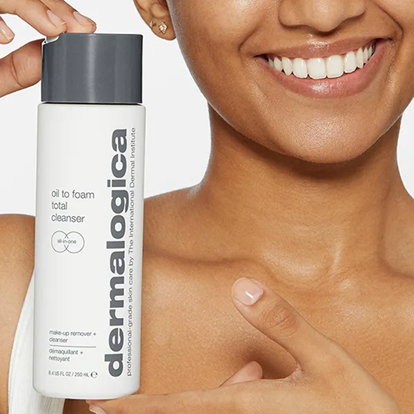 Sữa Rửa Mặt & Tẩy Trang Dermalogica Oil To Foam Total Cleanser 250ml - Sữa Rửa Mặt - Vua Hàng Hiệu