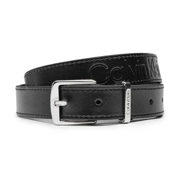 Thắt Lưng Nam Calvin Klein CK Black Belt K60K609986_NERO_BAX Màu Đen Size 90 - Thắt lưng - Vua Hàng Hiệu