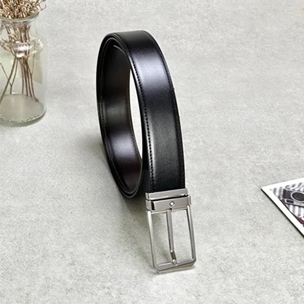 Thắt Lưng Nam Montblanc Slim Cut Black/Brown 30mm Màu Nâu Đen - Thắt lưng - Vua Hàng Hiệu