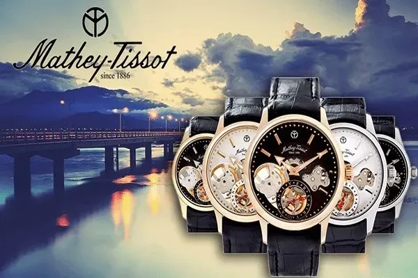 Đồng Hồ Nữ Mathey-Tissot Saphira Quartz Silver Dial Ladies Watch D933PLI Màu Đen Trắng