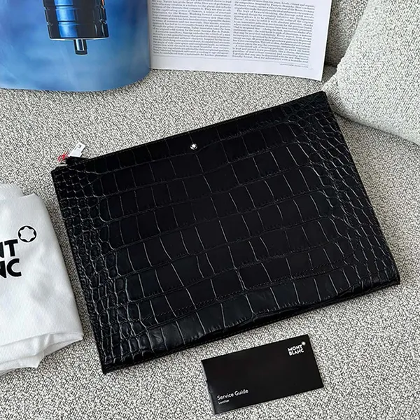 Túi Cầm Tay Montblanc 126631 Black Màu Đen