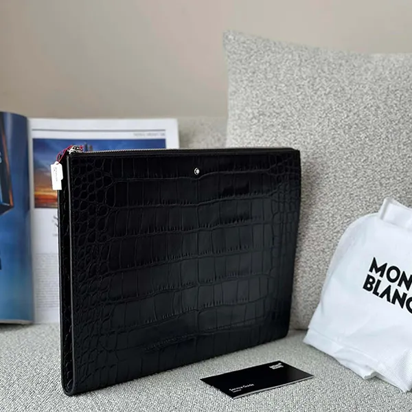 Túi Cầm Tay Montblanc 126631 Black Màu Đen