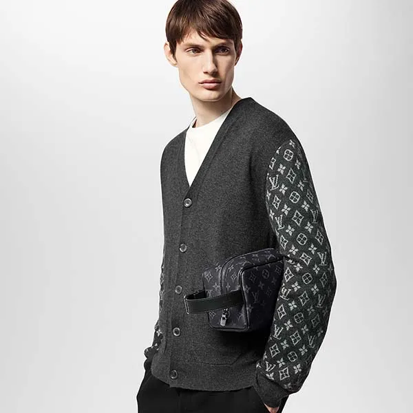 Túi Cầm Tay Nam Louis Vuitton LV Locker Dopp Kit M83113 Màu Đen - Túi xách - Vua Hàng Hiệu