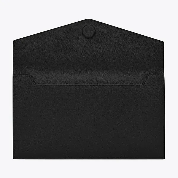 Túi Cầm Tay Nữ Yves Saint Laurent YSL Pouch Clutch Toiletry Bag Màu Đen Màu Đen - Túi xách - Vua Hàng Hiệu
