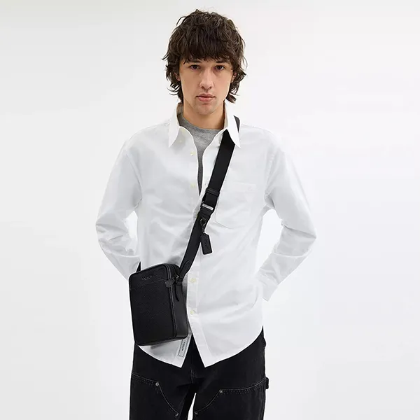 Túi Đeo Chéo Nam Coach Sullivan Crossbody Bag CAT81 Màu Đen