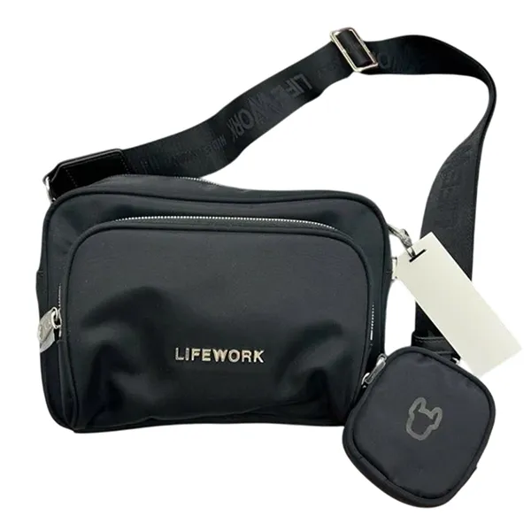Túi Đeo Chéo LifeWork Metal Bag Black Màu Đen