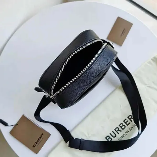 Túi Đeo Chéo Nam Burberry 80223181 Black Màu Đen Họa Tiết - Túi xách - Vua Hàng Hiệu