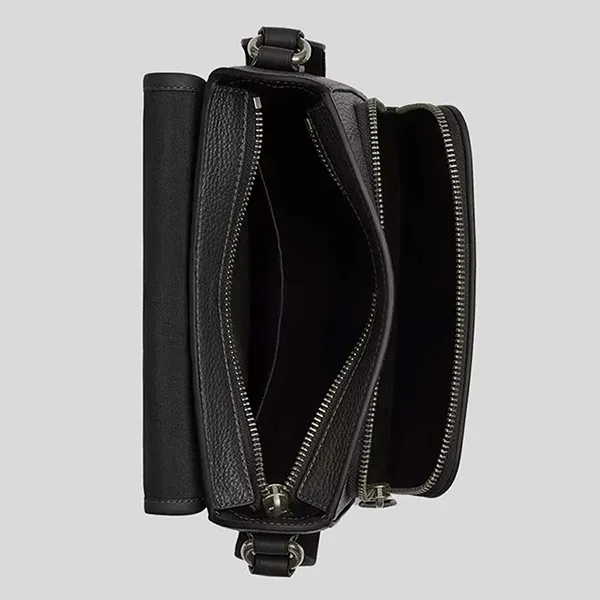 Túi Đeo Chéo Nam Coach Sullivan Flap Crossbody CN729 Màu Đen - Túi xách - Vua Hàng Hiệu