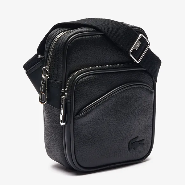 Túi Đeo Chéo Nam Lacoste Men's Small Angy Crossbody Bag NH4563GY 000 Màu Đen
