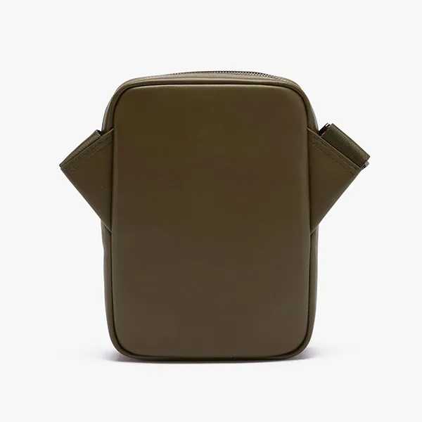 Túi Đeo Chéo Nam Lacoste Monogram Print Satchel NH4486MR N62 Màu Xanh Olive