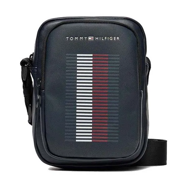 Túi Đeo Chéo Nam Tommy Hilfiger Crossbody Bag AM0AM12977_BLDW6 Màu Xanh Than - Túi xách - Vua Hàng Hiệu