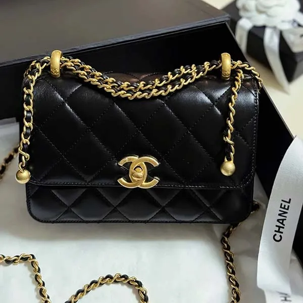 Túi Đeo Chéo Nữ Chanel Mini Bag AS2615 B05973 94305 Màu Đen