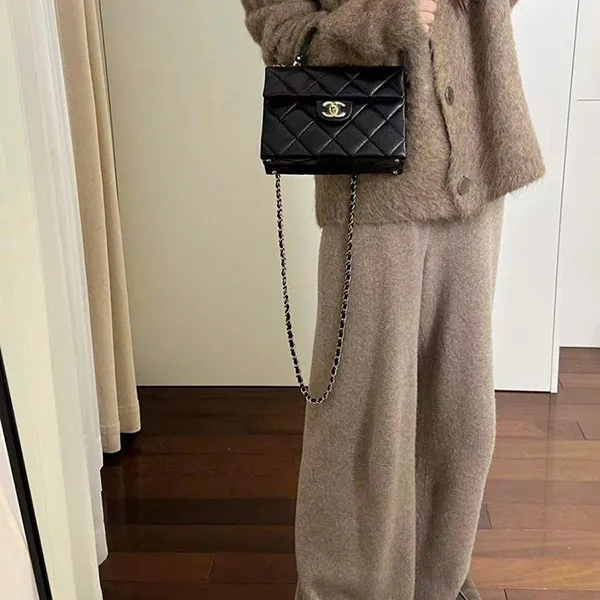 Túi Đeo Chéo Nữ Chanel Trendy Caviar Bag Balck Màu Đen - Túi xách - Vua Hàng Hiệu