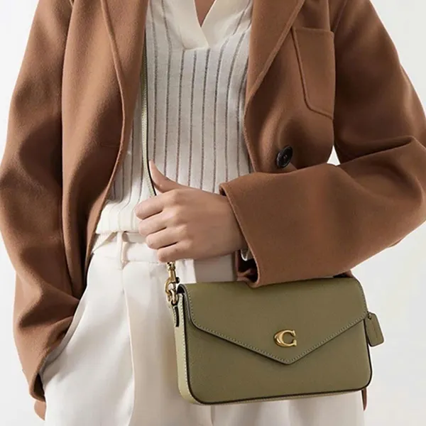 Túi Đeo Chéo Nữ Coach Wyn Crossbody C8439 Màu Xanh Green - Túi xách - Vua Hàng Hiệu