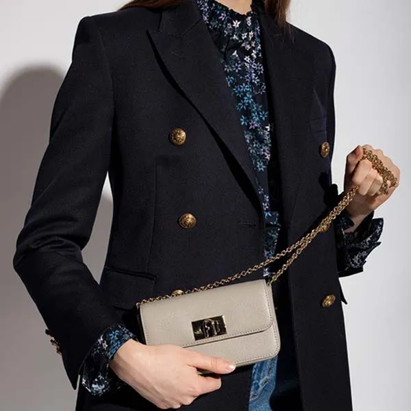 Túi Đeo Chéo Nữ Furla 1927 Mini Bag WE00265-ARE000 Marmo Màu Xám