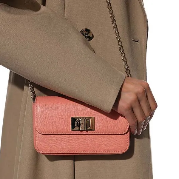 Túi Đeo Chéo Nữ Furla 1927 Mini Bag WE00265-ARE000 Pompelmo Màu Cam Đào