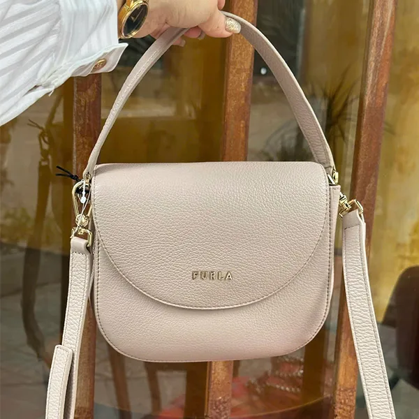 Túi Đeo Chéo Nữ Furla Crossbody Bag Màu Kem D-RS - Túi xách - Vua Hàng Hiệu