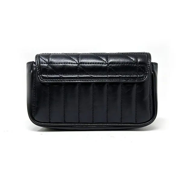 Túi Đeo Chéo Nữ Gucci GG Marmont Super Mini Quilted Leather Bag Màu Đen