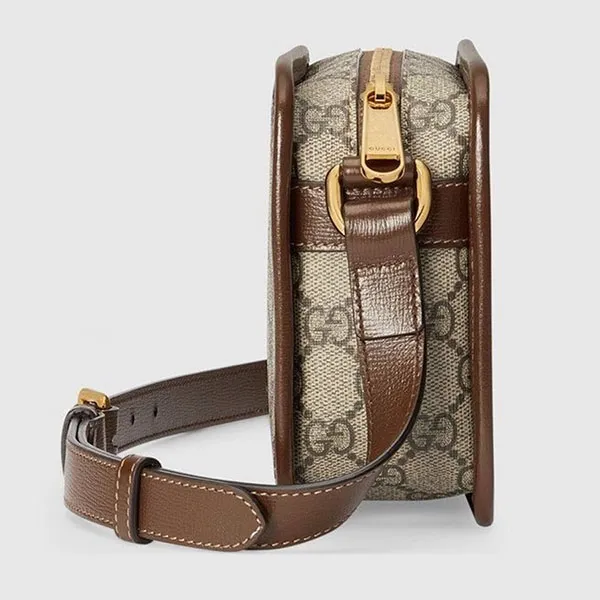 Túi Đeo Chéo Nữ Gucci Mini Bag With Interlocking G Beige 658572 92TCG 8563 Màu Be - Túi xách - Vua Hàng Hiệu