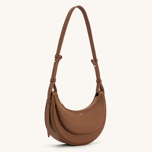 Túi Đeo Chéo Nữ JW Pei Sharon Crossbody Bag Brown Màu Nâu - Túi xách - Vua Hàng Hiệu
