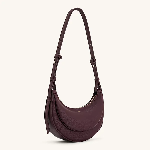 Túi Đeo Chéo Nữ JW Pei Sharon Crossbody Bag Claret Màu Đỏ Nâu