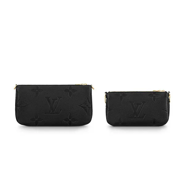 Túi Đeo Chéo Nữ Louis Vuitton LV Multi Pochette Accessoires M80399 Màu Đen