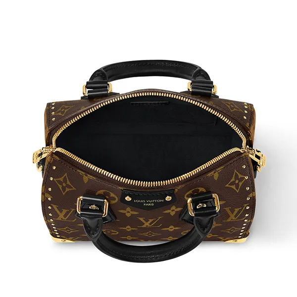 Túi Đeo Chéo Nữ Louis Vuitton LV Speedy Trunk 20 Bag M13146 Màu Nâu/Đen - Túi xách - Vua Hàng Hiệu