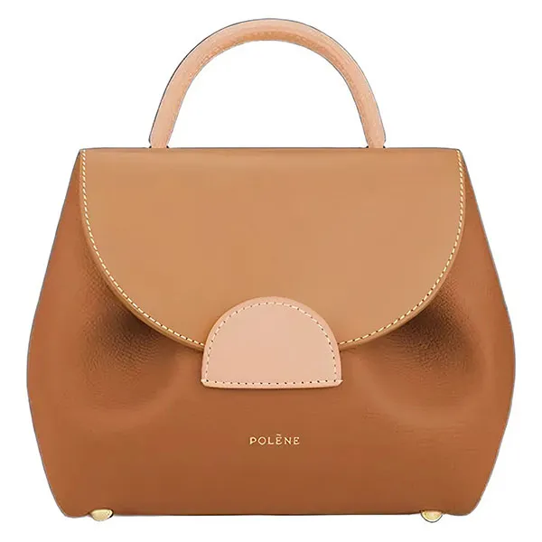 Túi Đeo Chéo Nữ Polène Numéro Un Nano Edition Trio Camel Crossbody Bag Màu Nâu Camel