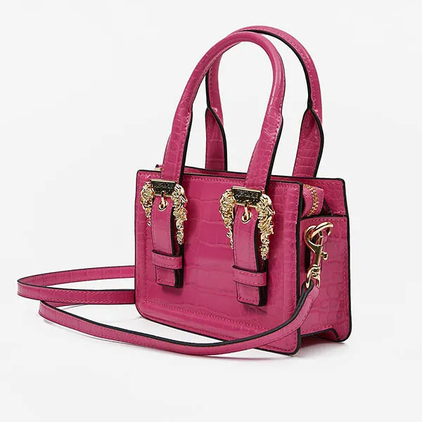 Túi Đeo Chéo Nữ Versace Jeans Couture Handbag Màu Hồng (Kèm Túi Nhỏ)