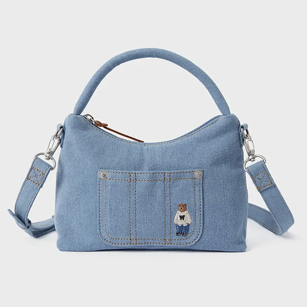 Túi Đeo Chéo Nữ WHOAU Steve Hobo Cross Bag Light Blue Màu Xanh Lam Sáng - Túi xách - Vua Hàng Hiệu